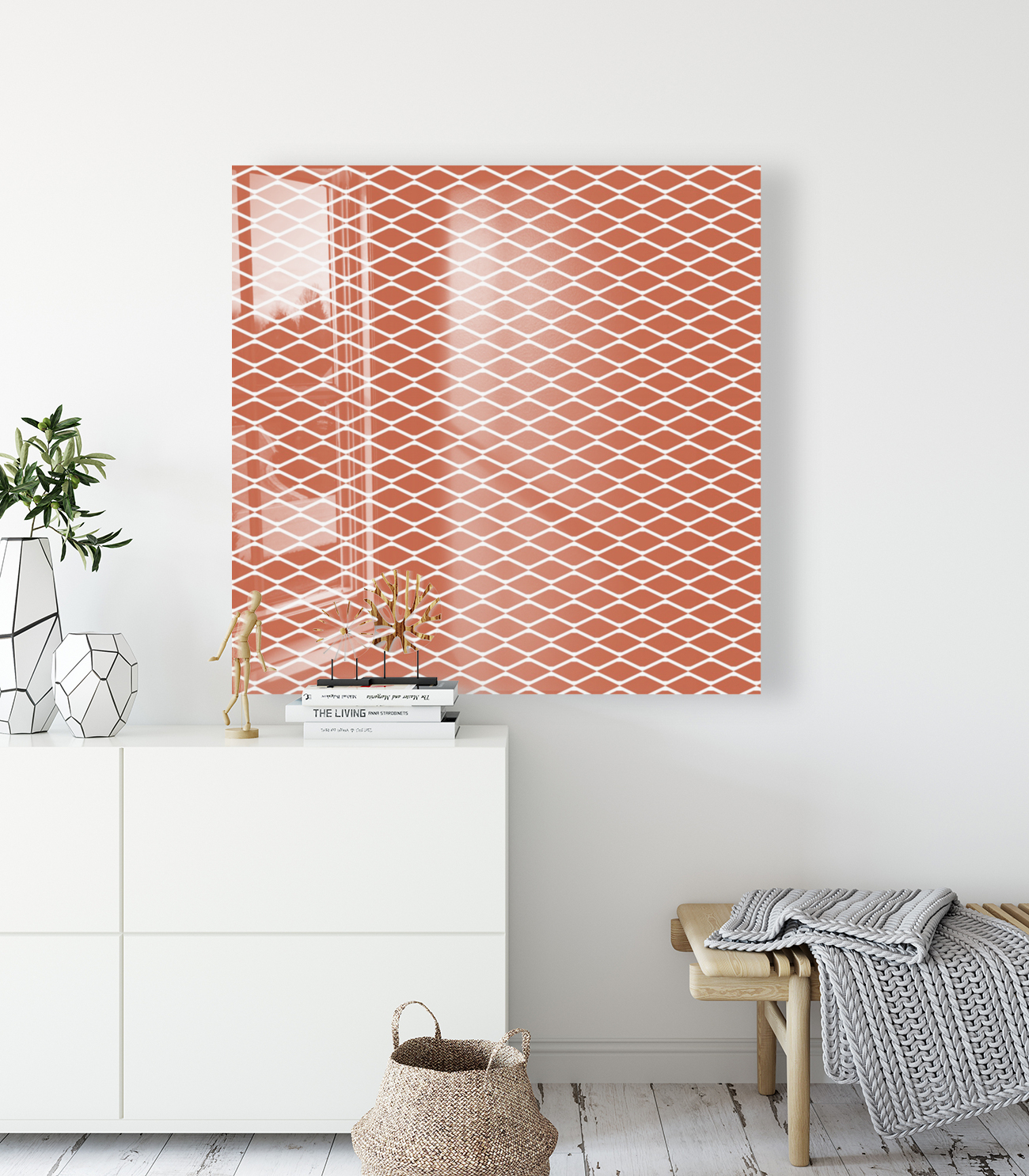 Brick Pattern Art Reproduction