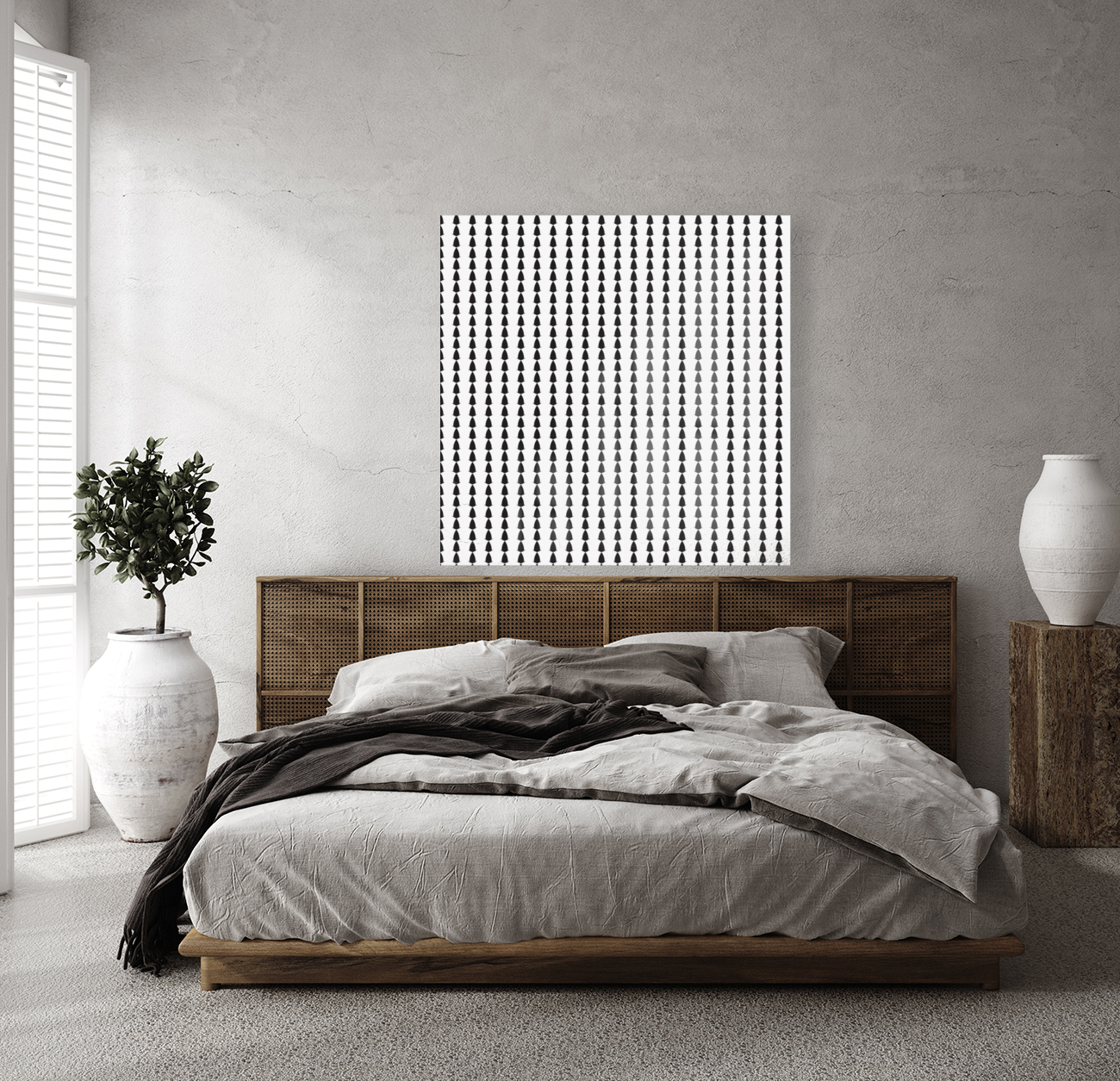  Black & white Seamless Pattern Artwork Reproduction