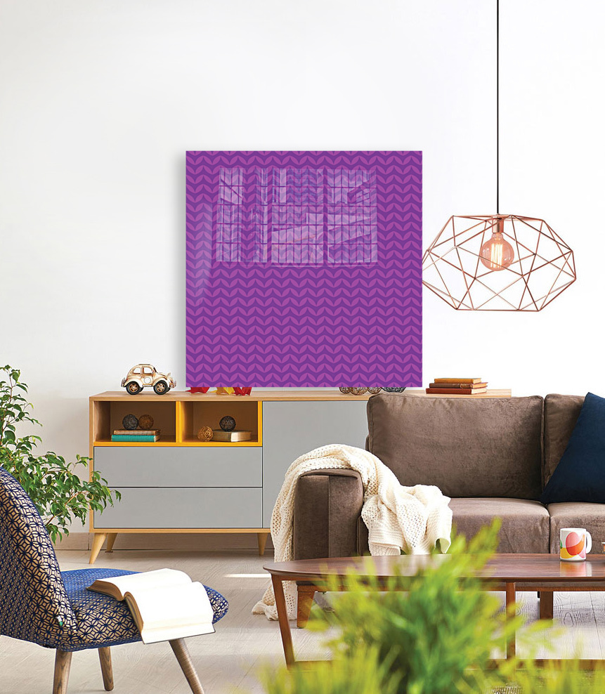 Wavy Seamless Pattern Art Reproduction