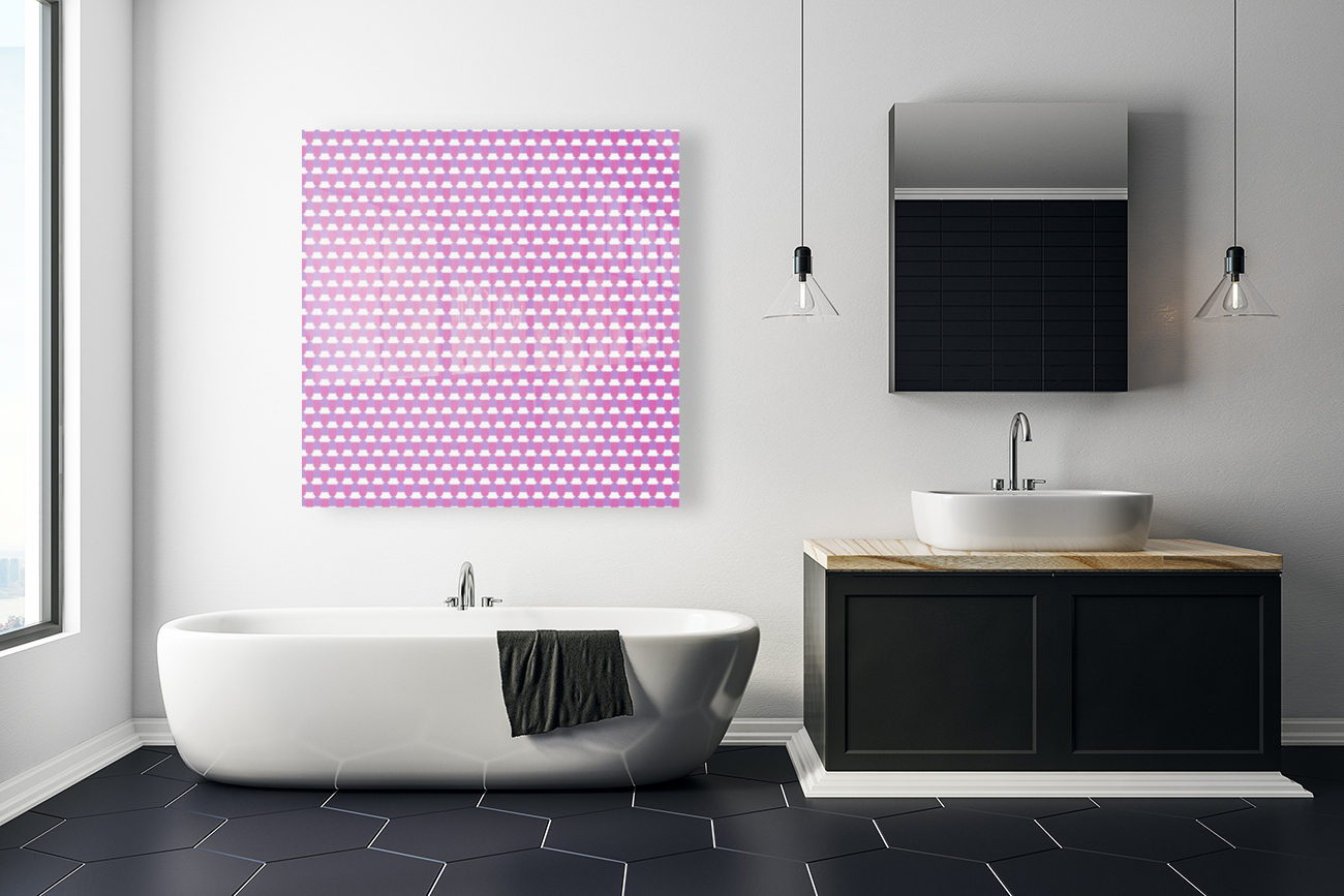 Pink Pattern Artwork Reproduction
