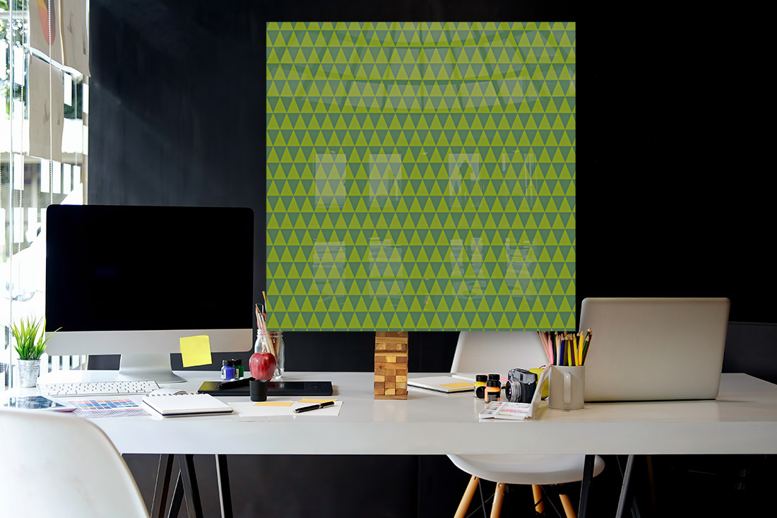 Triangle Shape Seamless Pattern Artwork  Reproduction