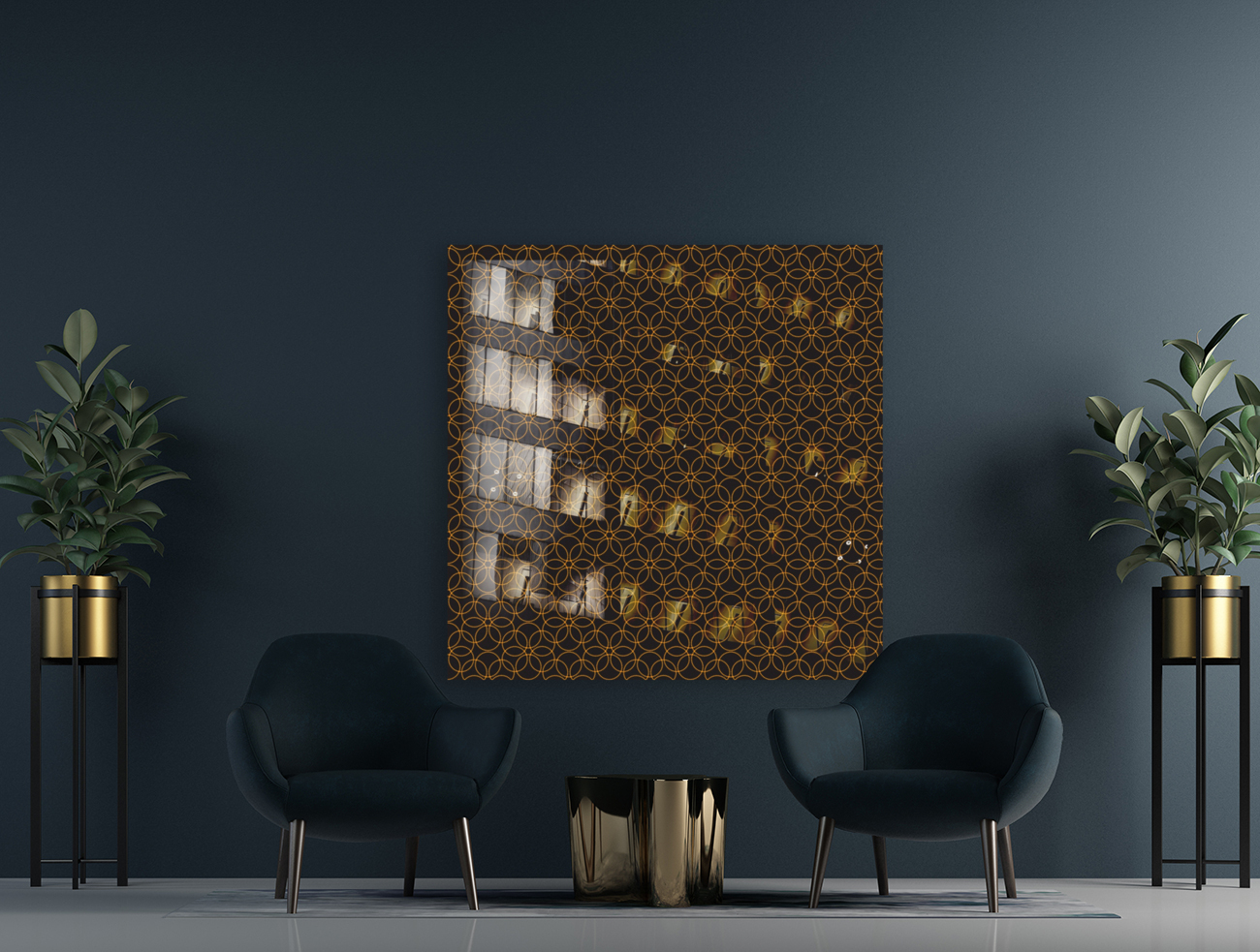 Ornamental Orange Artwork Reproduction