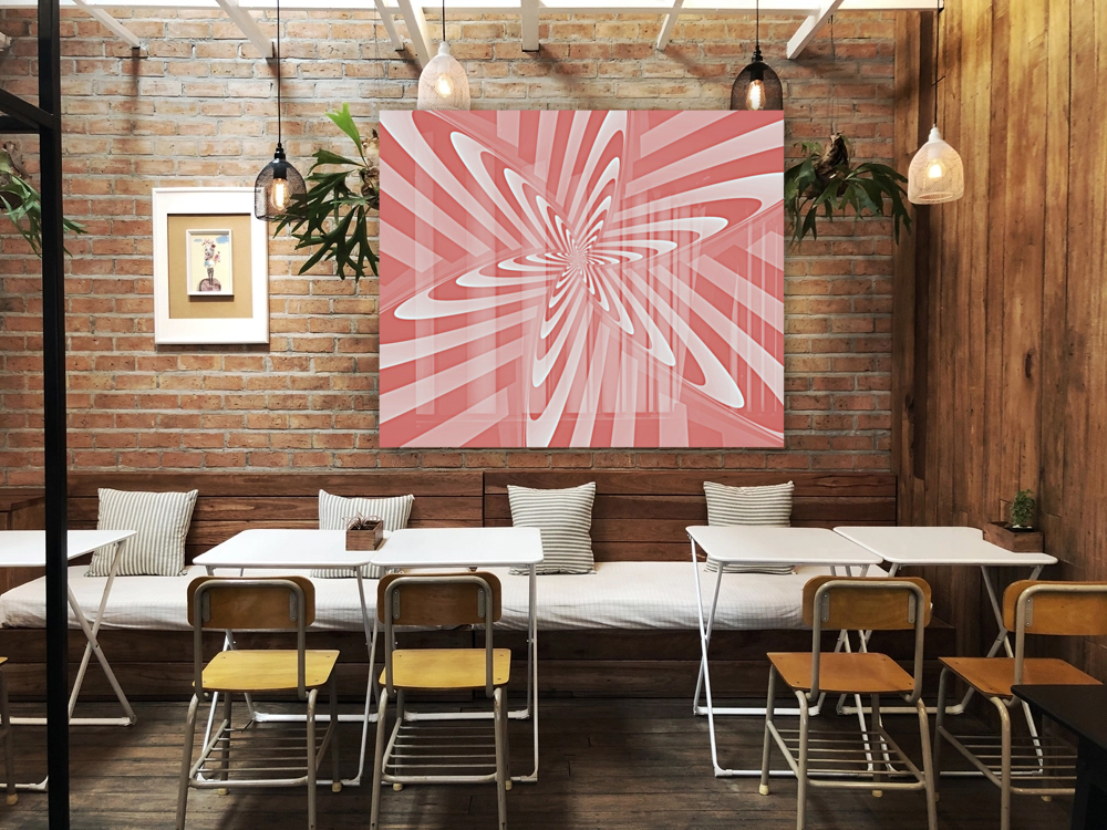 Retro Spiral Reproduction