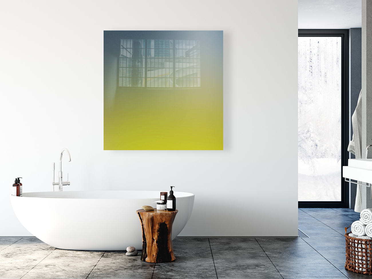 Green Gradient Background Reproduction