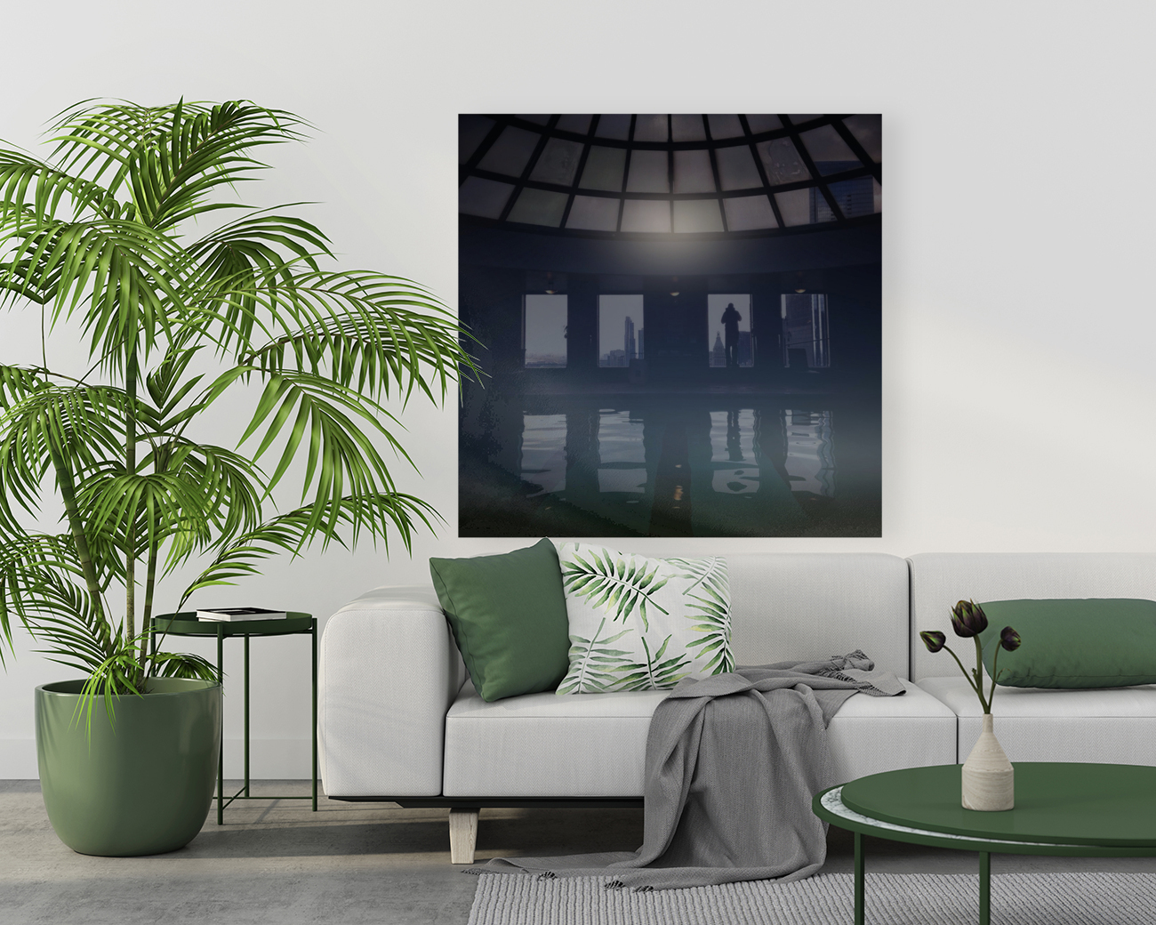 Night Blurred Background Reproduction