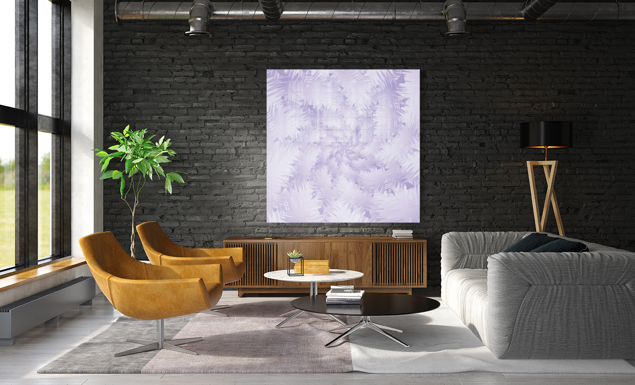  PURPLE Snow Forest Reproduction