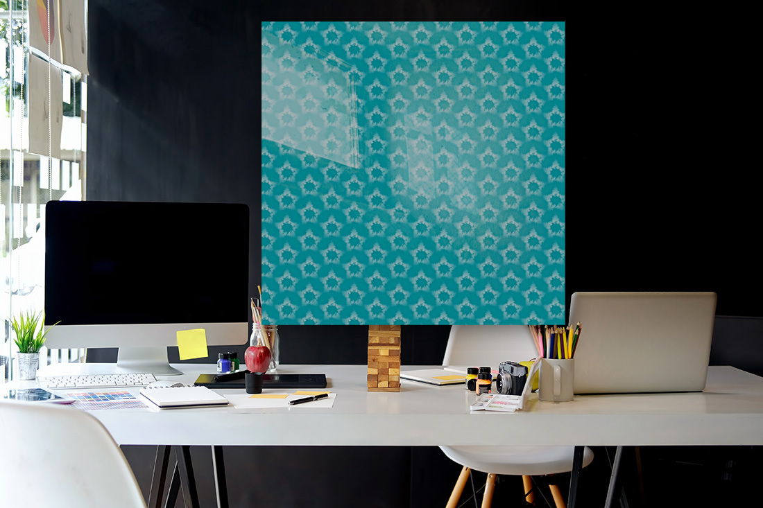 Bubble Blue Star Reproduction