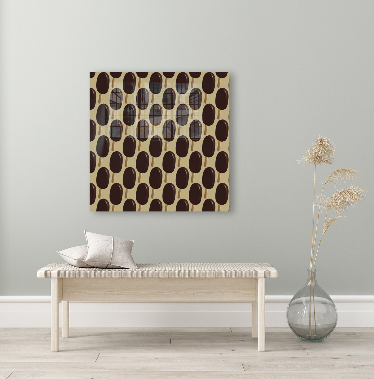 Chocolate Rain Pattern Reproduction