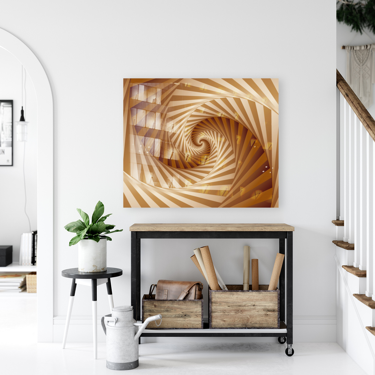 3D EFFECT Spiral Pattern Reproduction