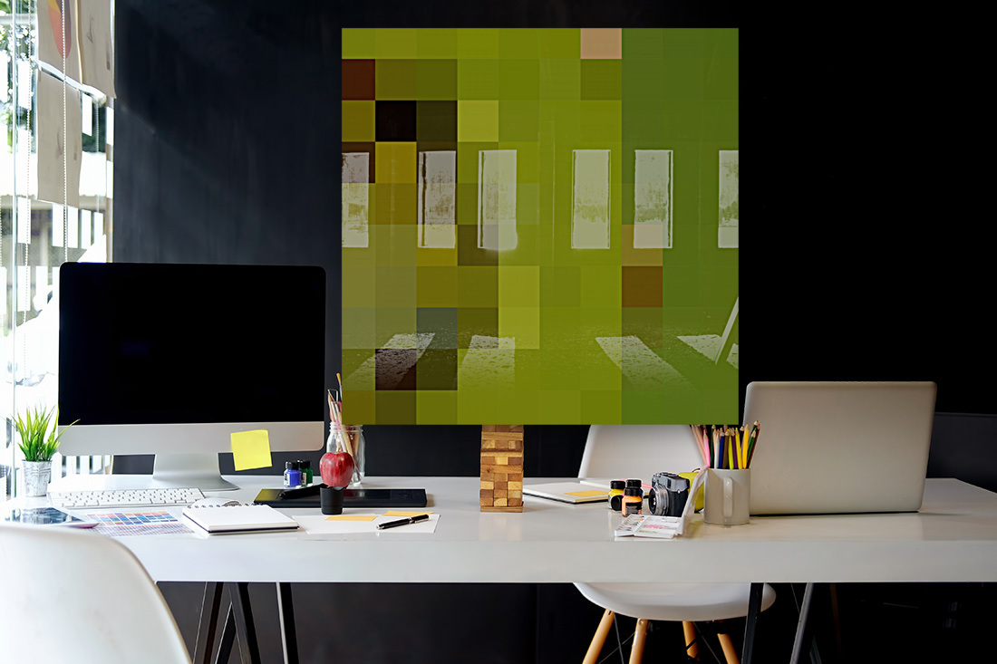 KIWI MOSAIC PATTERN Reproduction