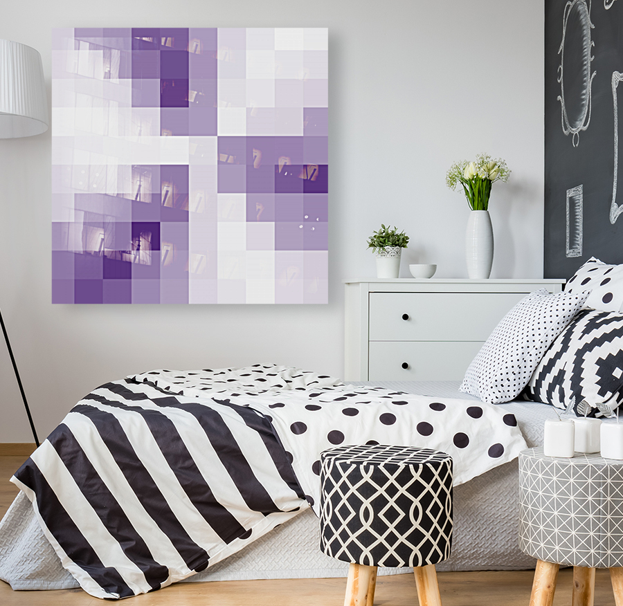 PURPLE MOSAIC PATTERN Reproduction