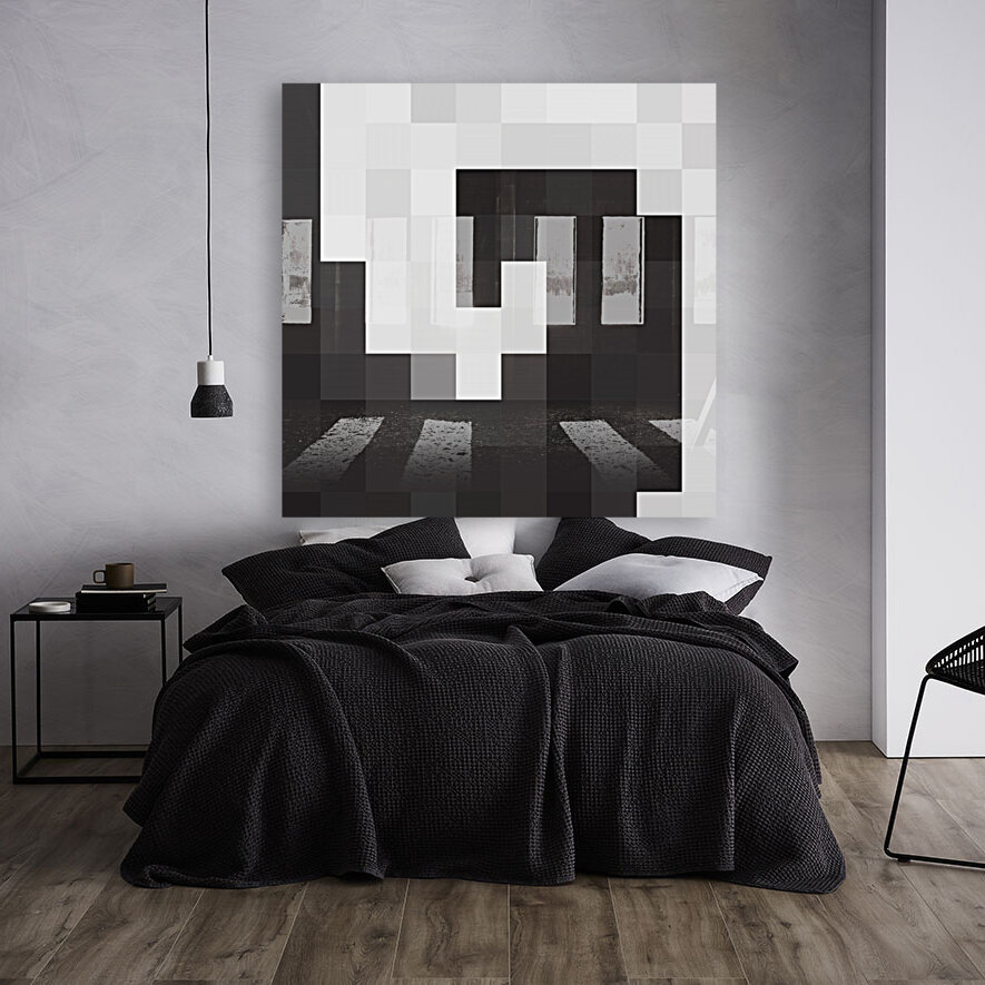 WHITE MOSAIC PATTERN Reproduction
