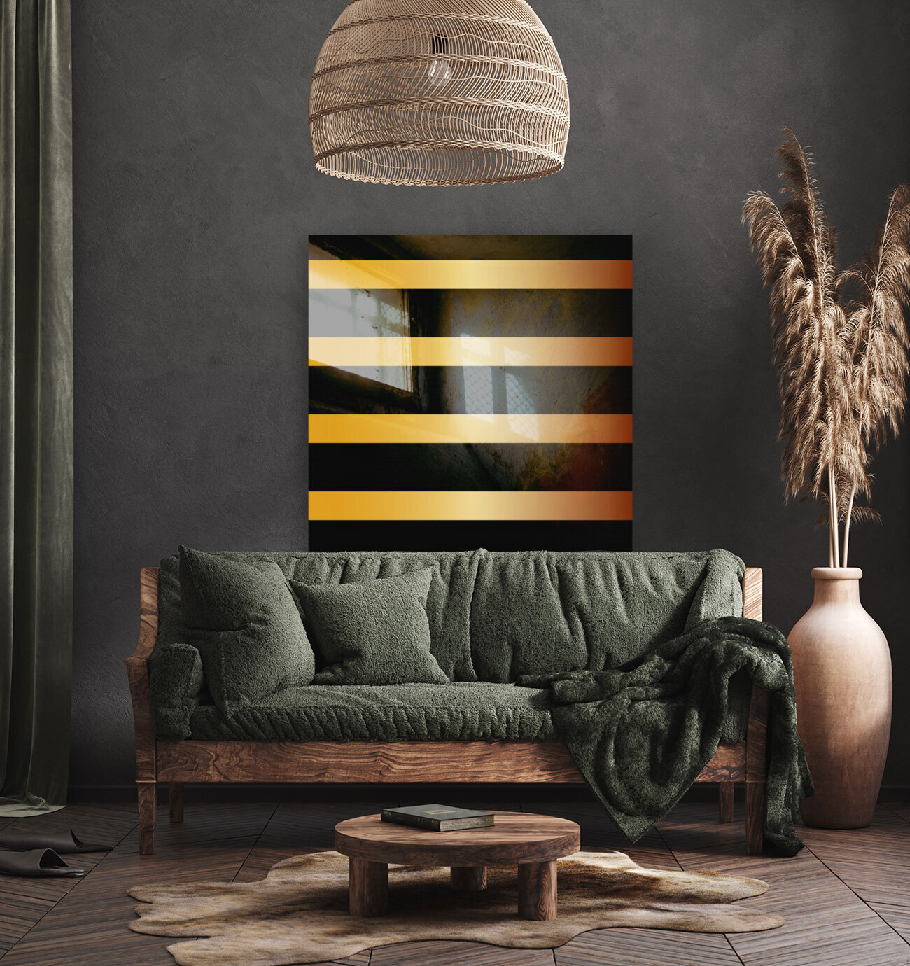 GOLD FOIL STRIPE Reproduction