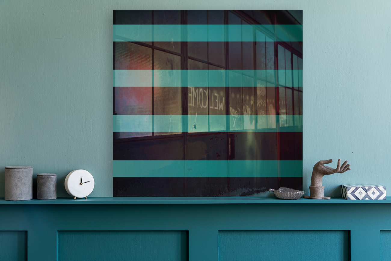 GREEN FOLIAGE STRIPE Reproduction
