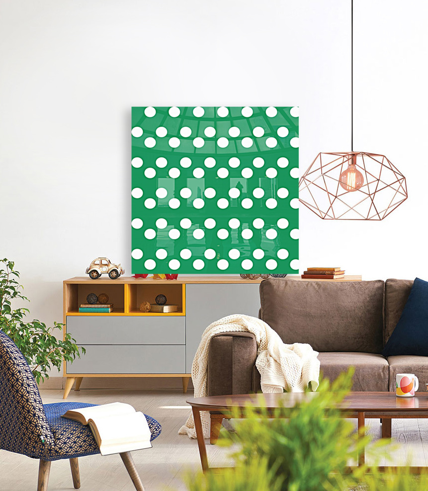 EMERALD Polka Dots Reproduction