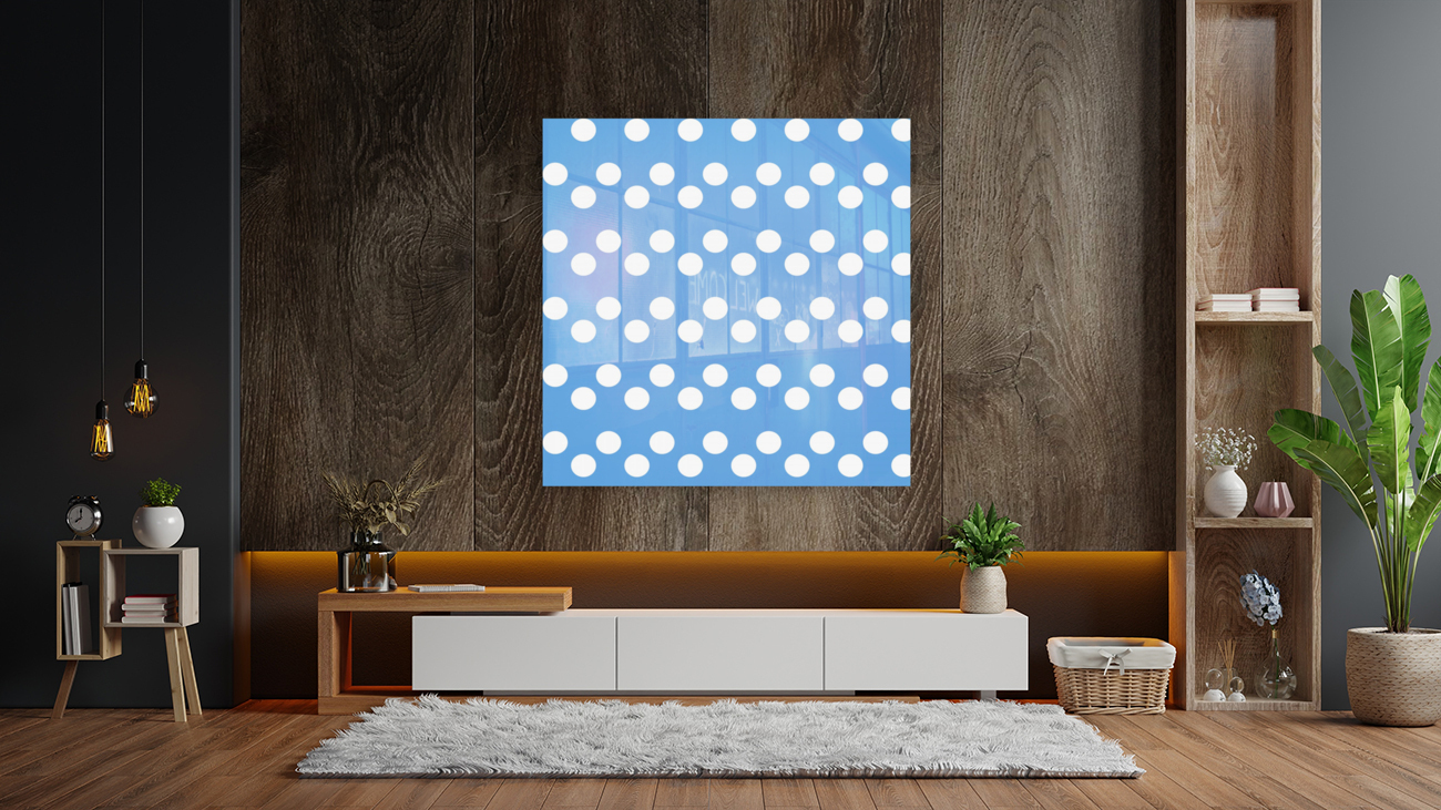 CORNFLOWER Polka Dots Reproduction