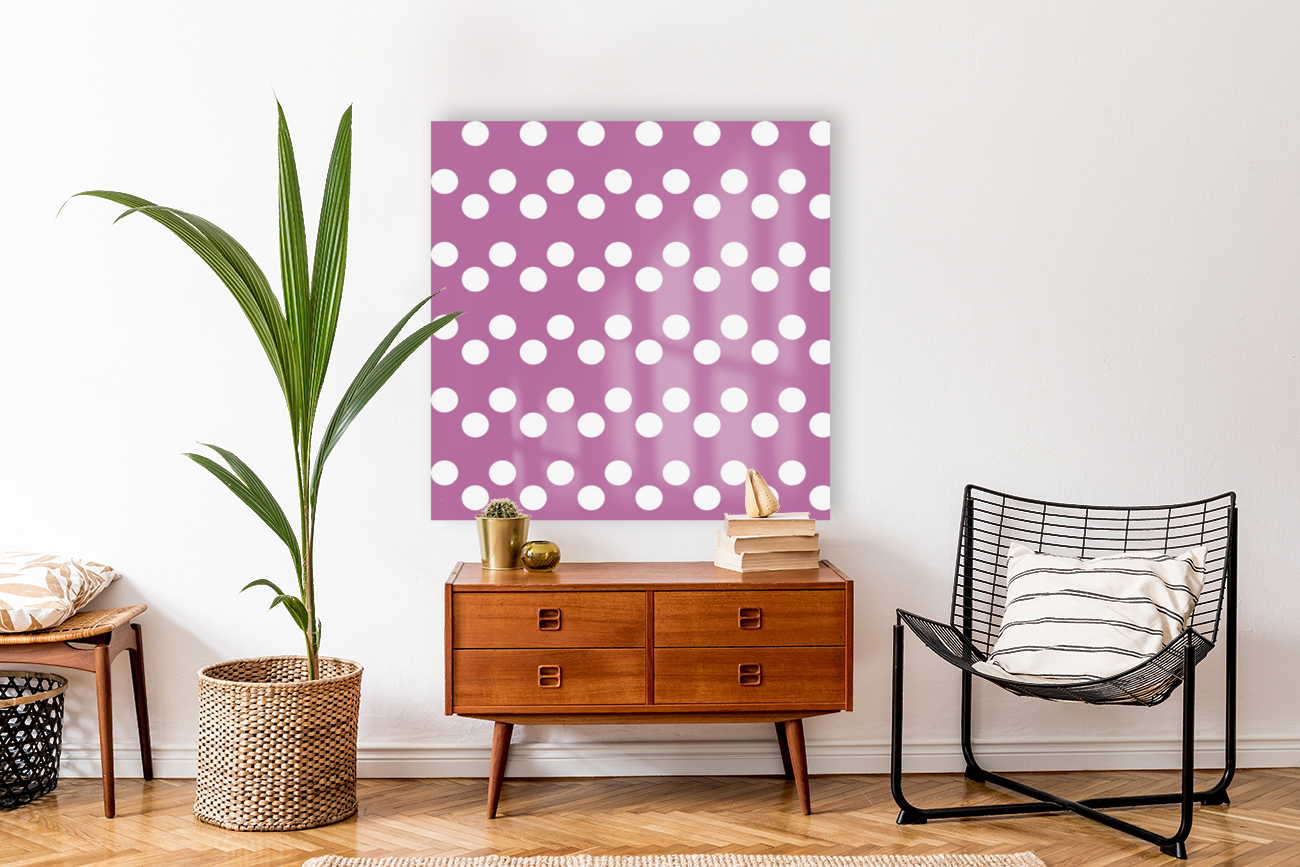 Spring Crocus Polka Dots Reproduction