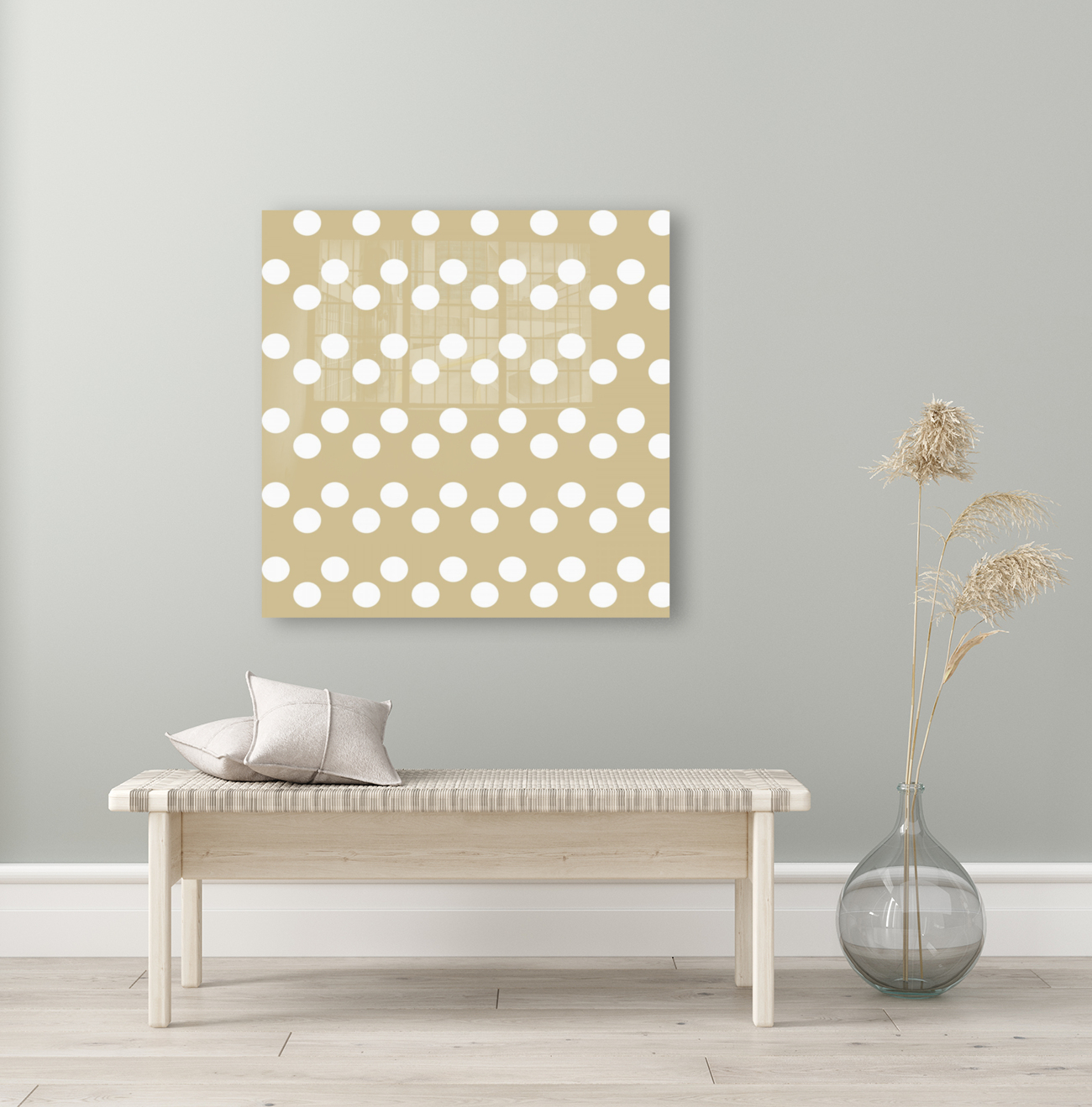 SANDSTONE Polka Dots Reproduction