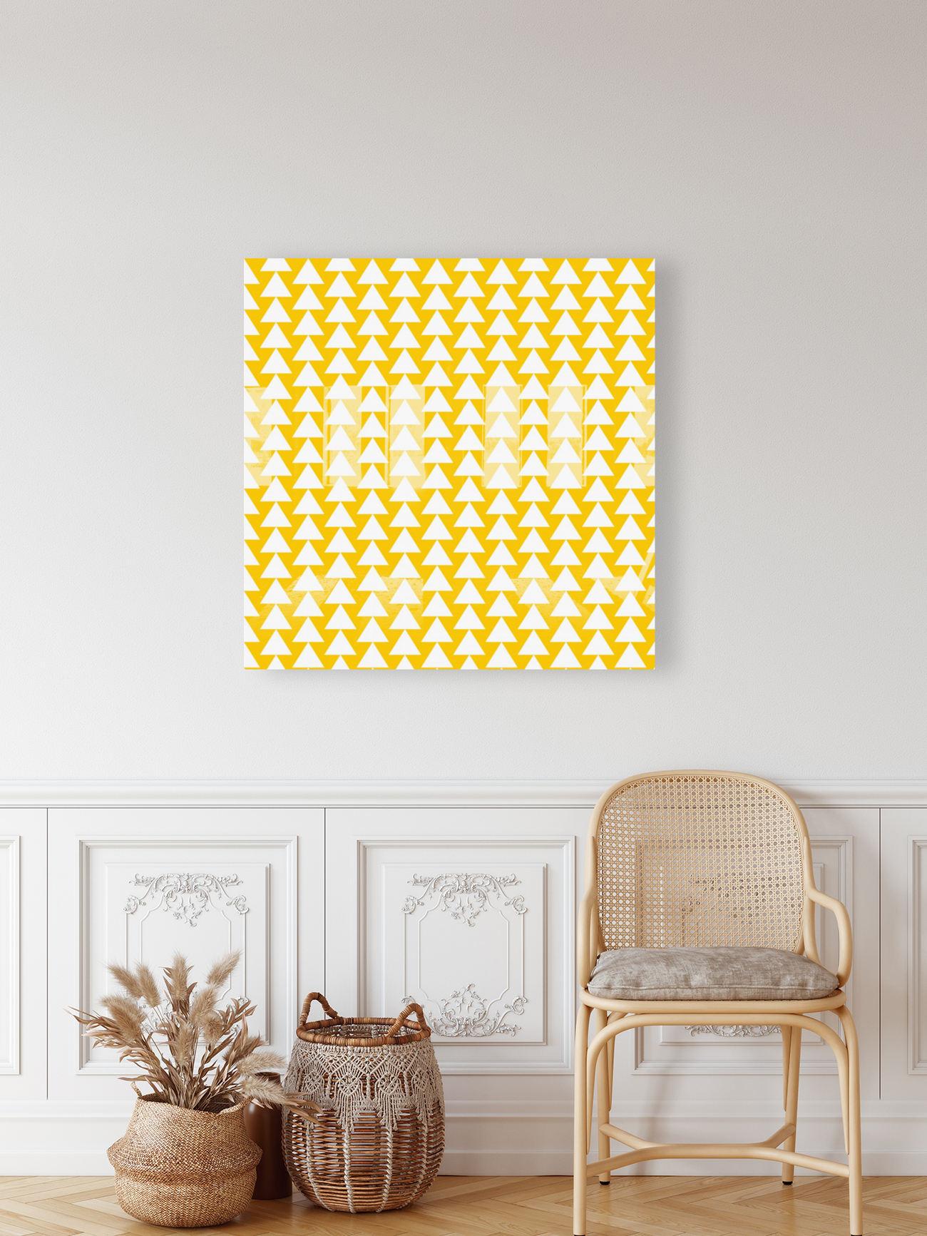 Yellow  White triangle Reproduction