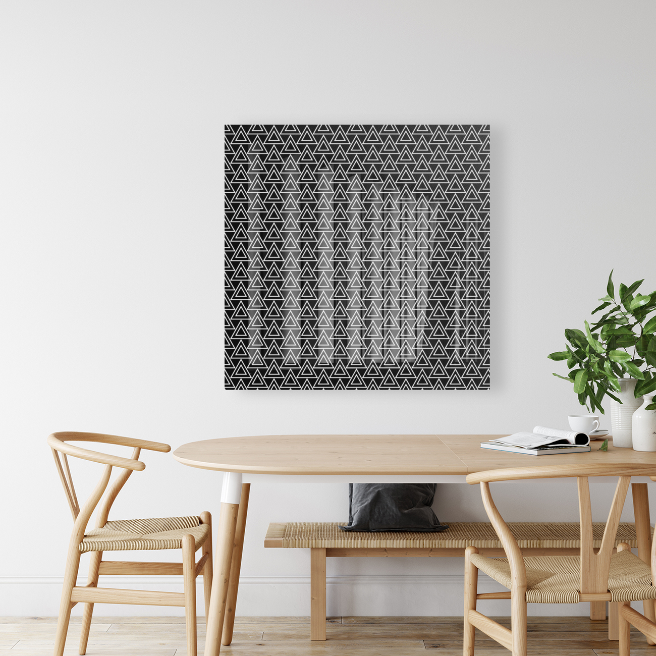 Tri Black Art Reproduction