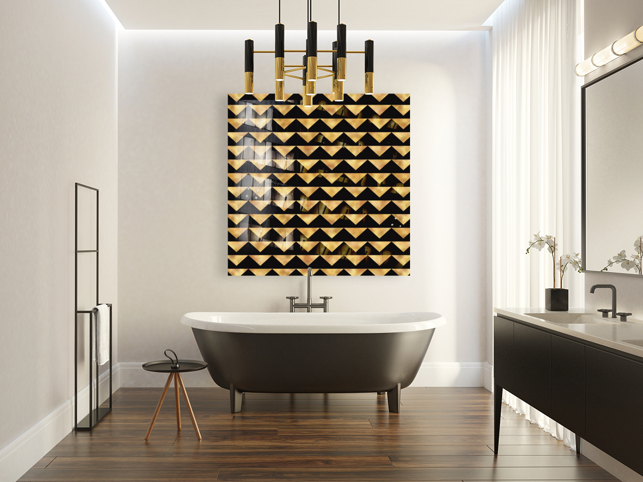 Gold Glitter Pattern Reproduction