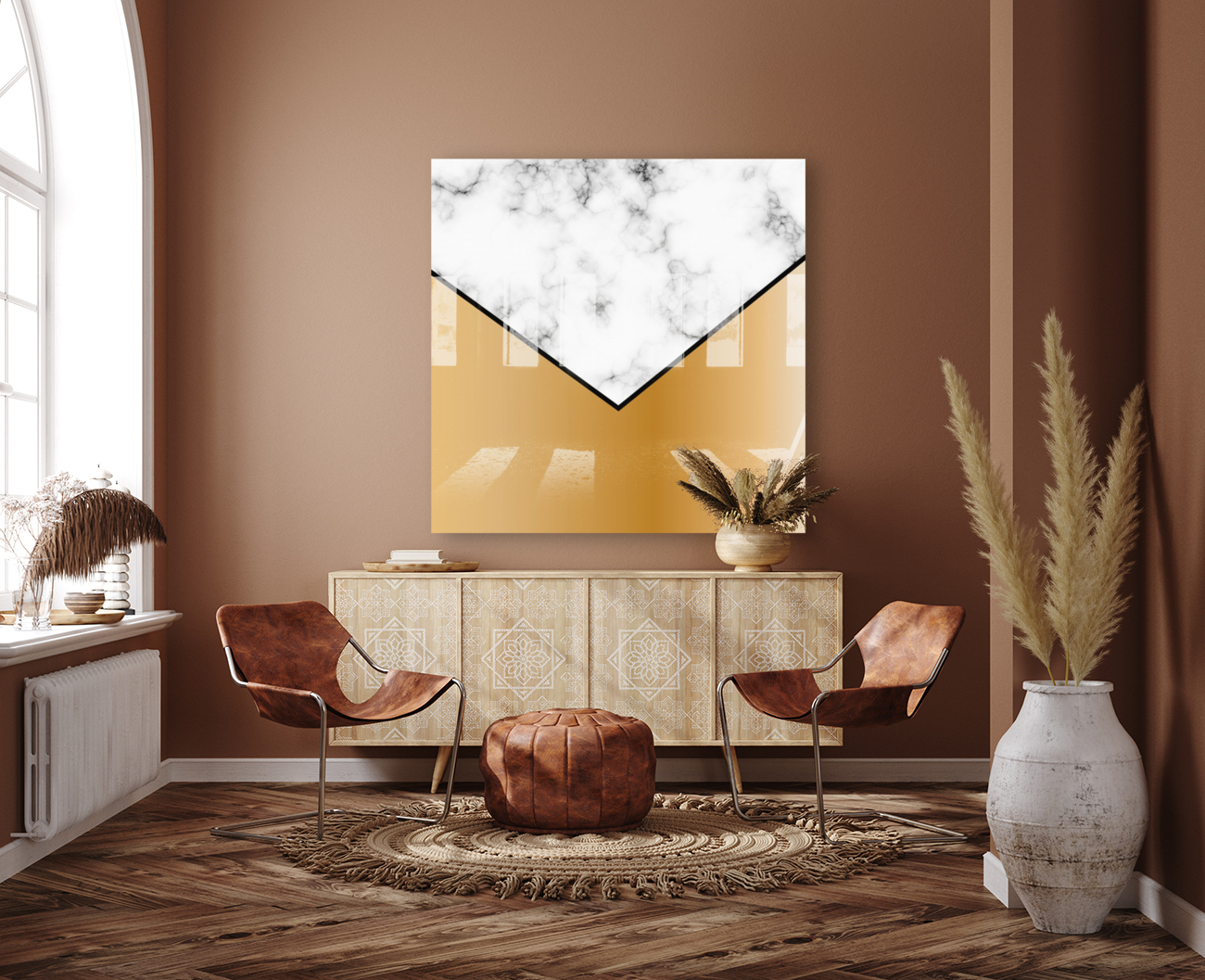 ABSTRACT GOLD MODERN MARBLE Reproduction