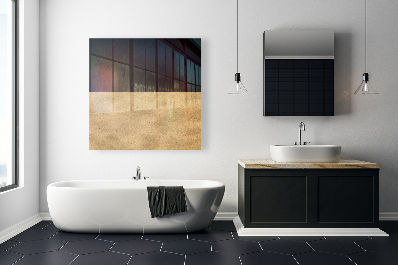 ABSTRACT GOLD GLITTER Reproduction