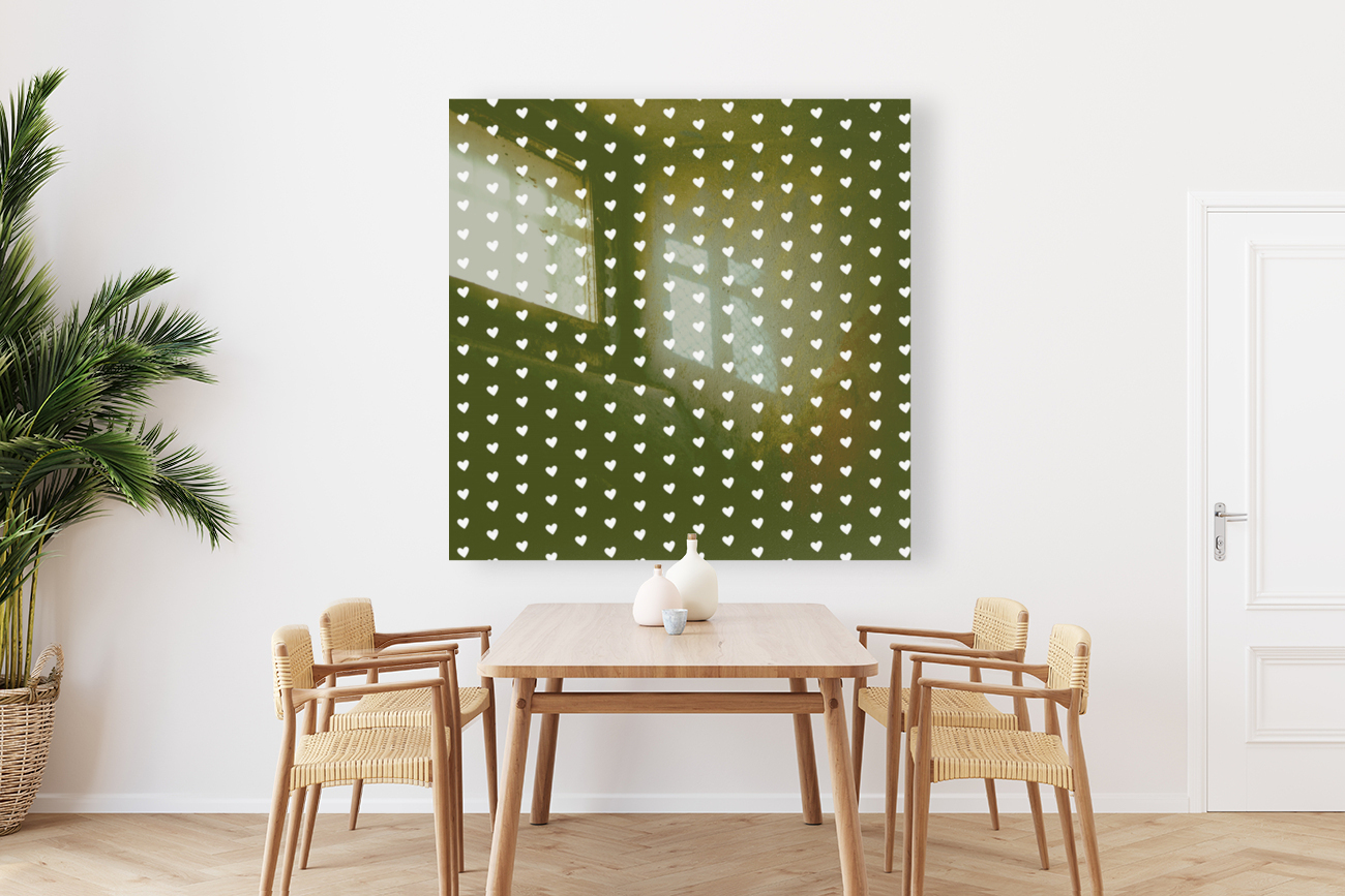 Army Heart Shape Pattern Reproduction