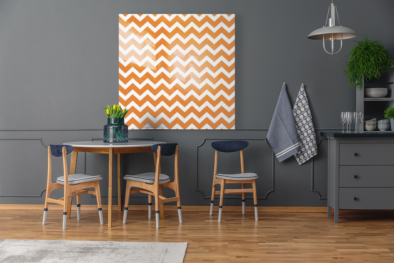 HONEY CHEVRON Reproduction
