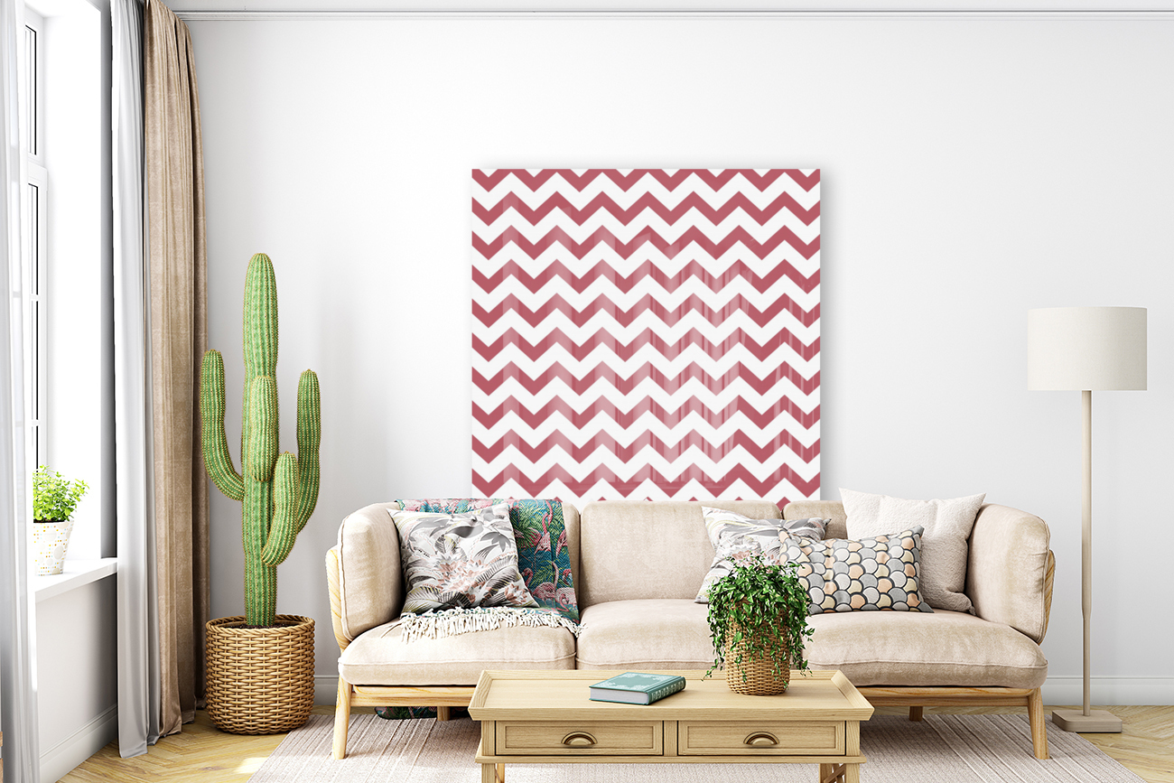 BERRY CHEVRON Reproduction