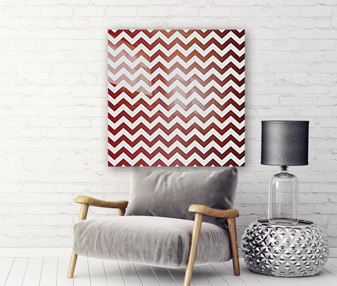 GARNET CHEVRON Reproduction