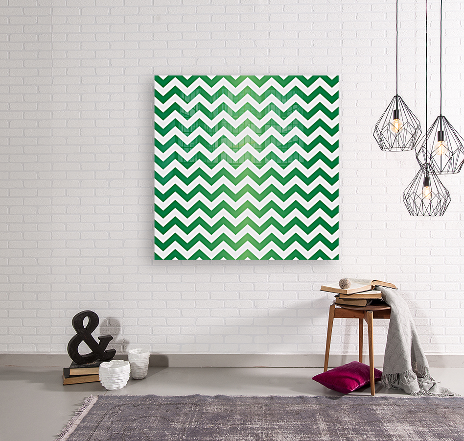 EMERALD CHEVRON Reproduction
