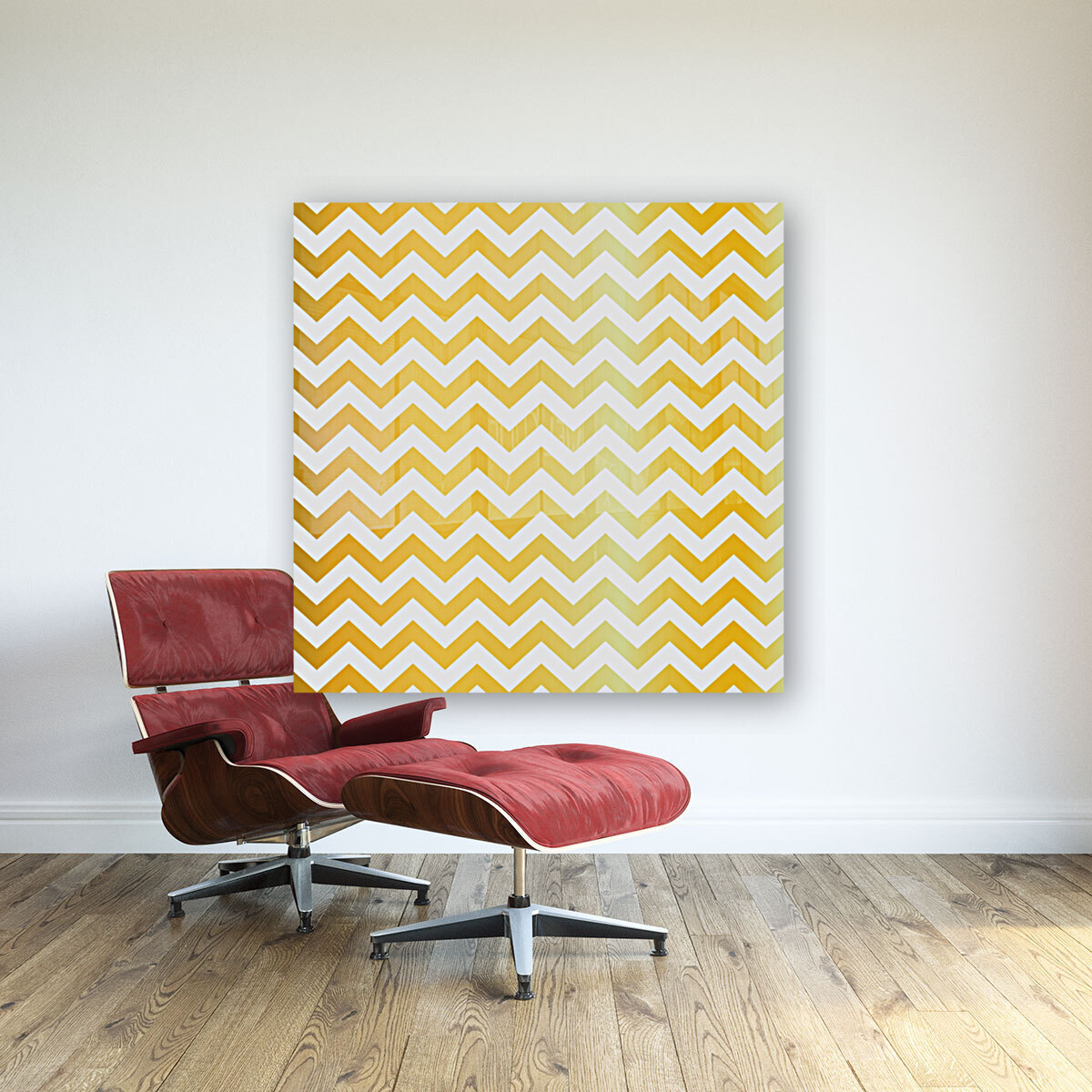 YELLOW PEPPER CHEVRON Reproduction