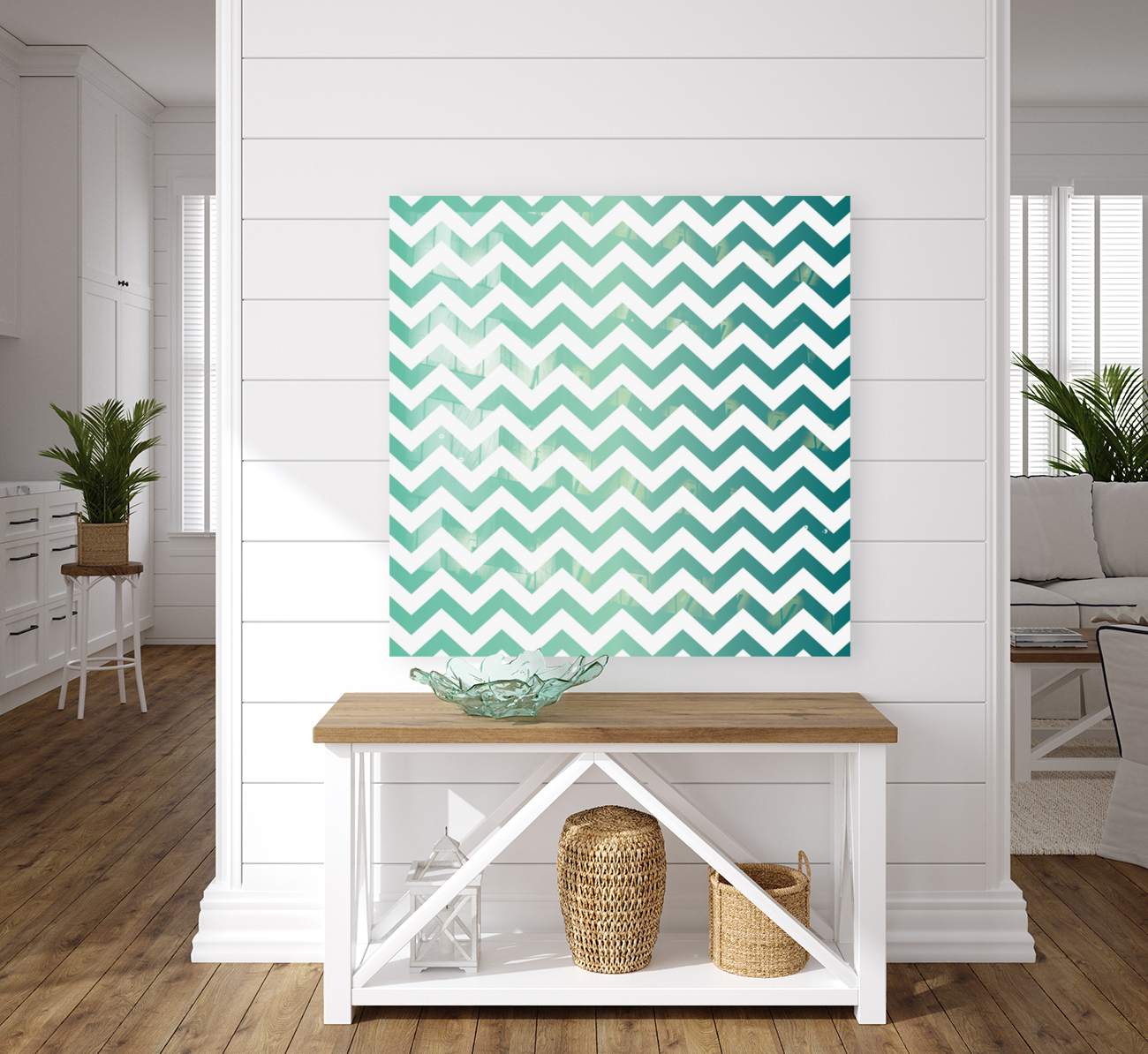JADE CHEVRON Reproduction