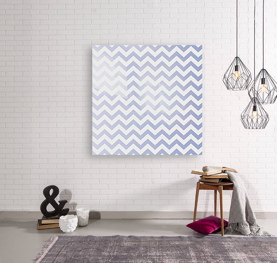 LAVENDER CHEVRON Reproduction