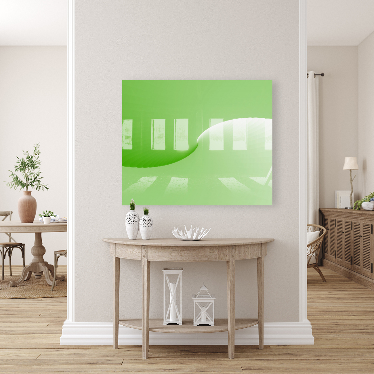 GREEN ABSTRACT  ORIGINAL Reproduction