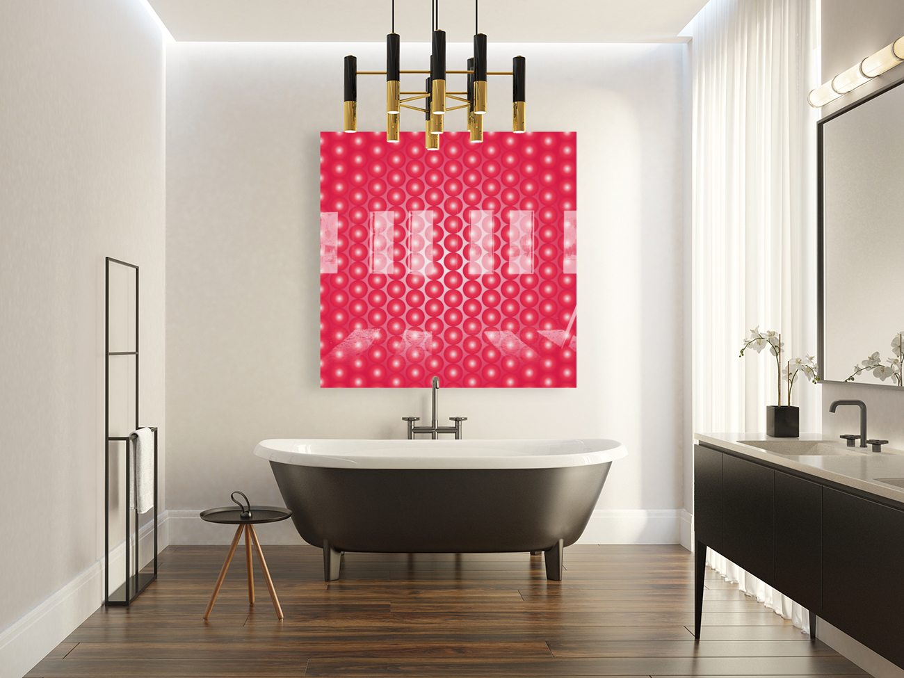 Red Pearl Pattern Reproduction