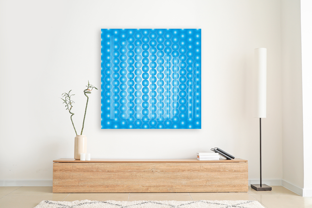 Blue Pearl Pattern Reproduction
