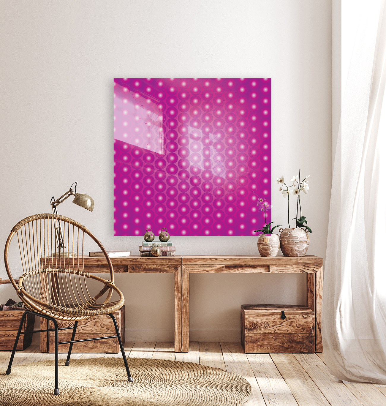 Magenta Pearl Pattern Reproduction