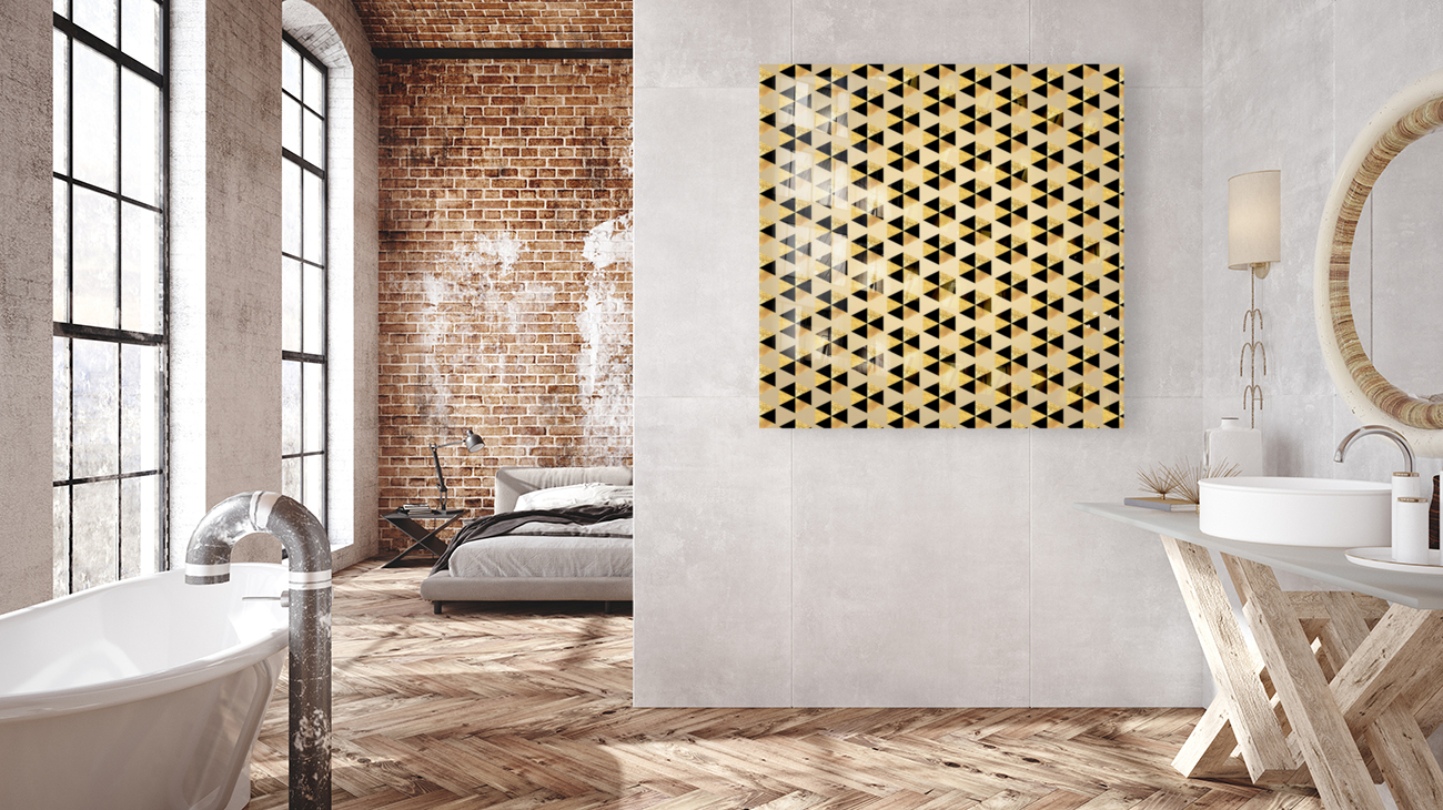 Hexagon Seamless Glitter Pattern Reproduction