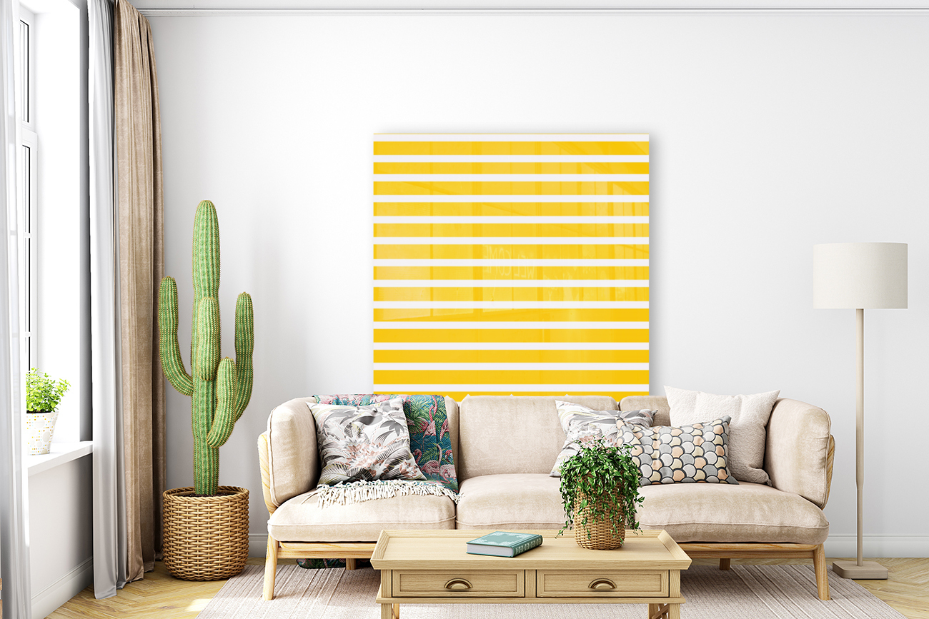 Yellow  Stripes Reproduction