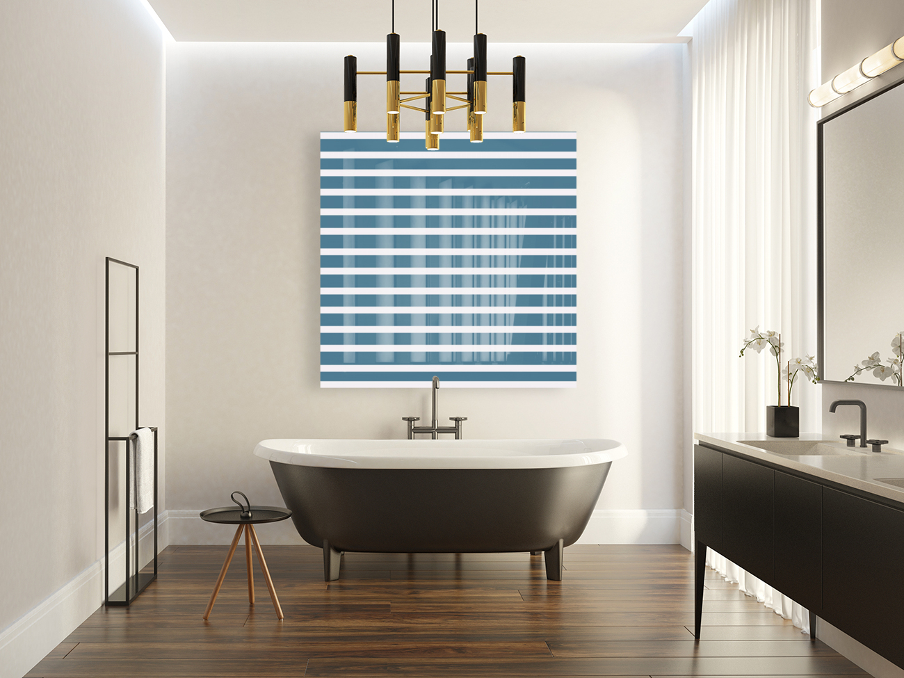 BLUE Stripes Reproduction