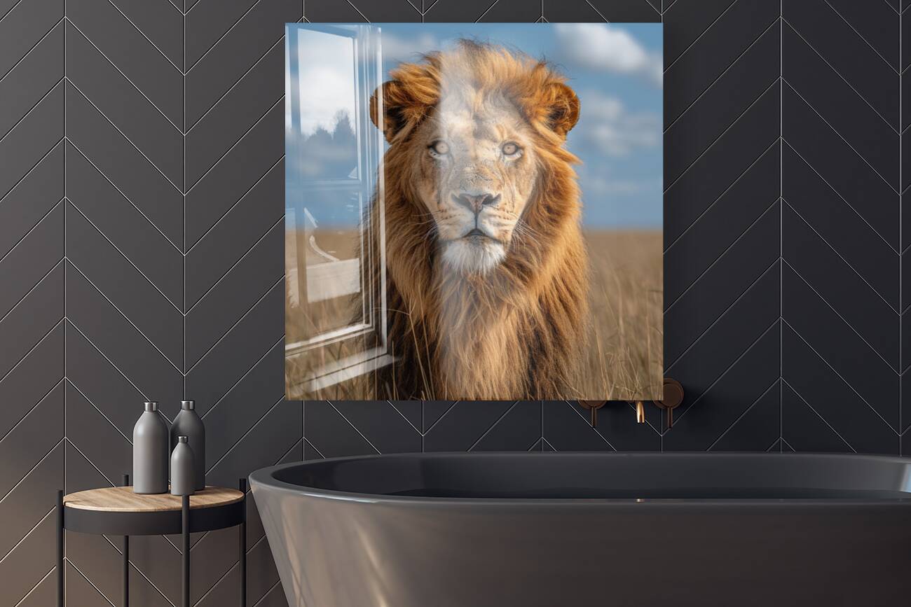 Wild Majesty Lion Reproduction