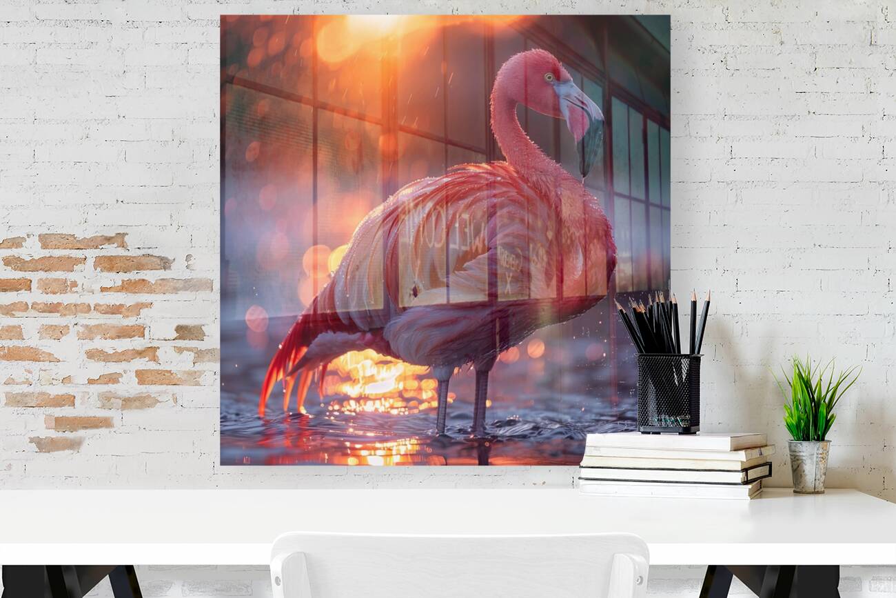 Dazzling Flamingo Reproduction