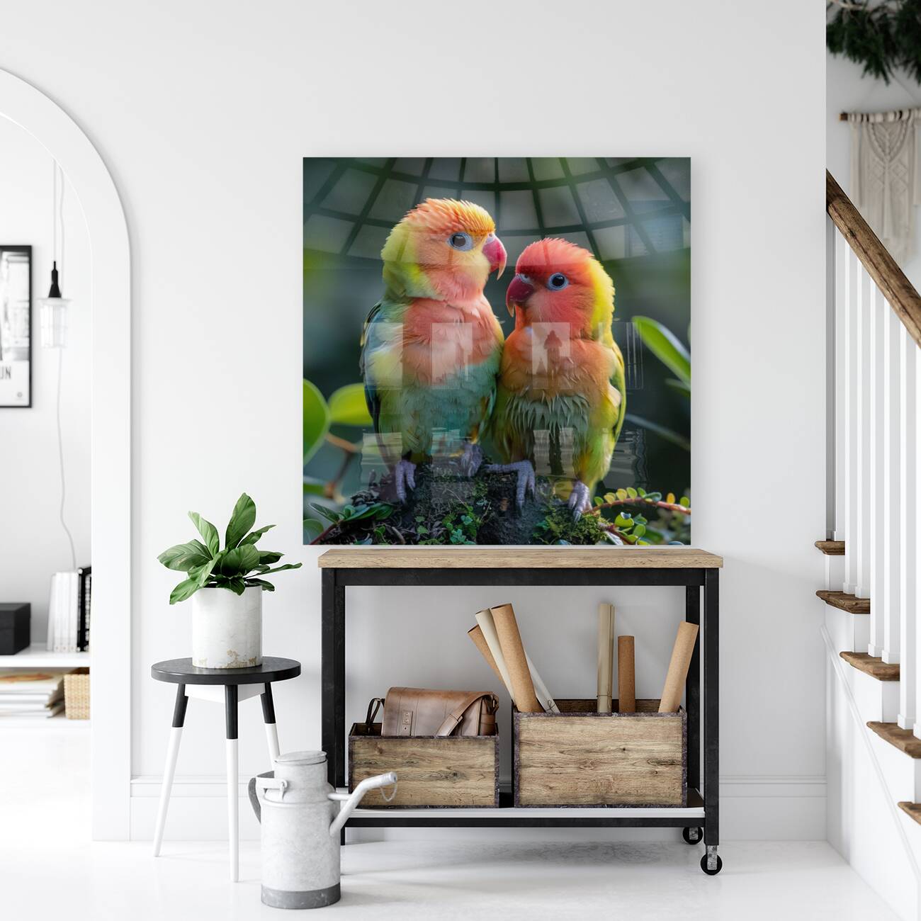 Caring Lovebird Reproduction