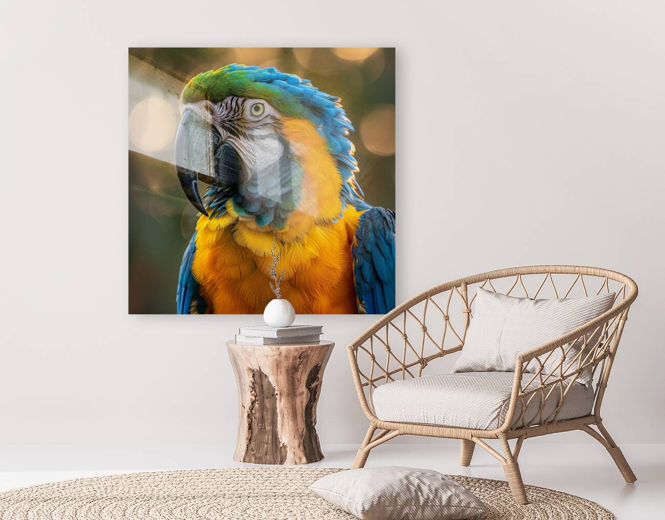 Grand Macaw Reproduction