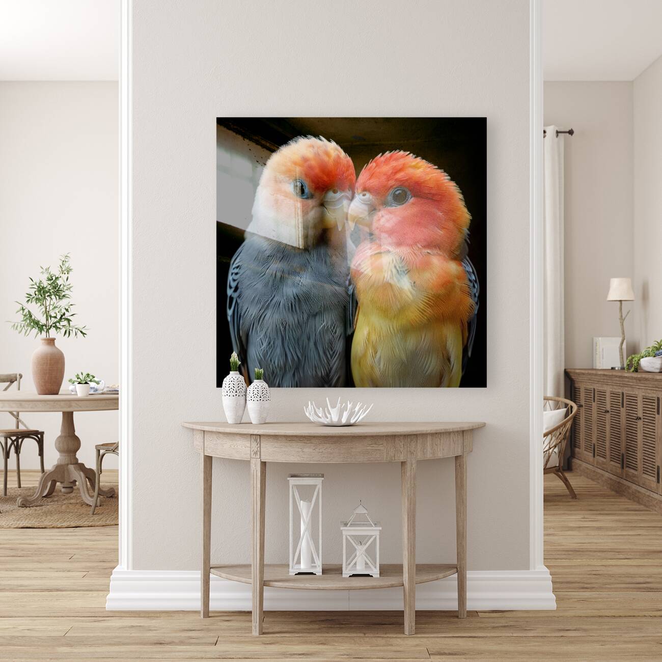 Peaceful Lovebird Reproduction