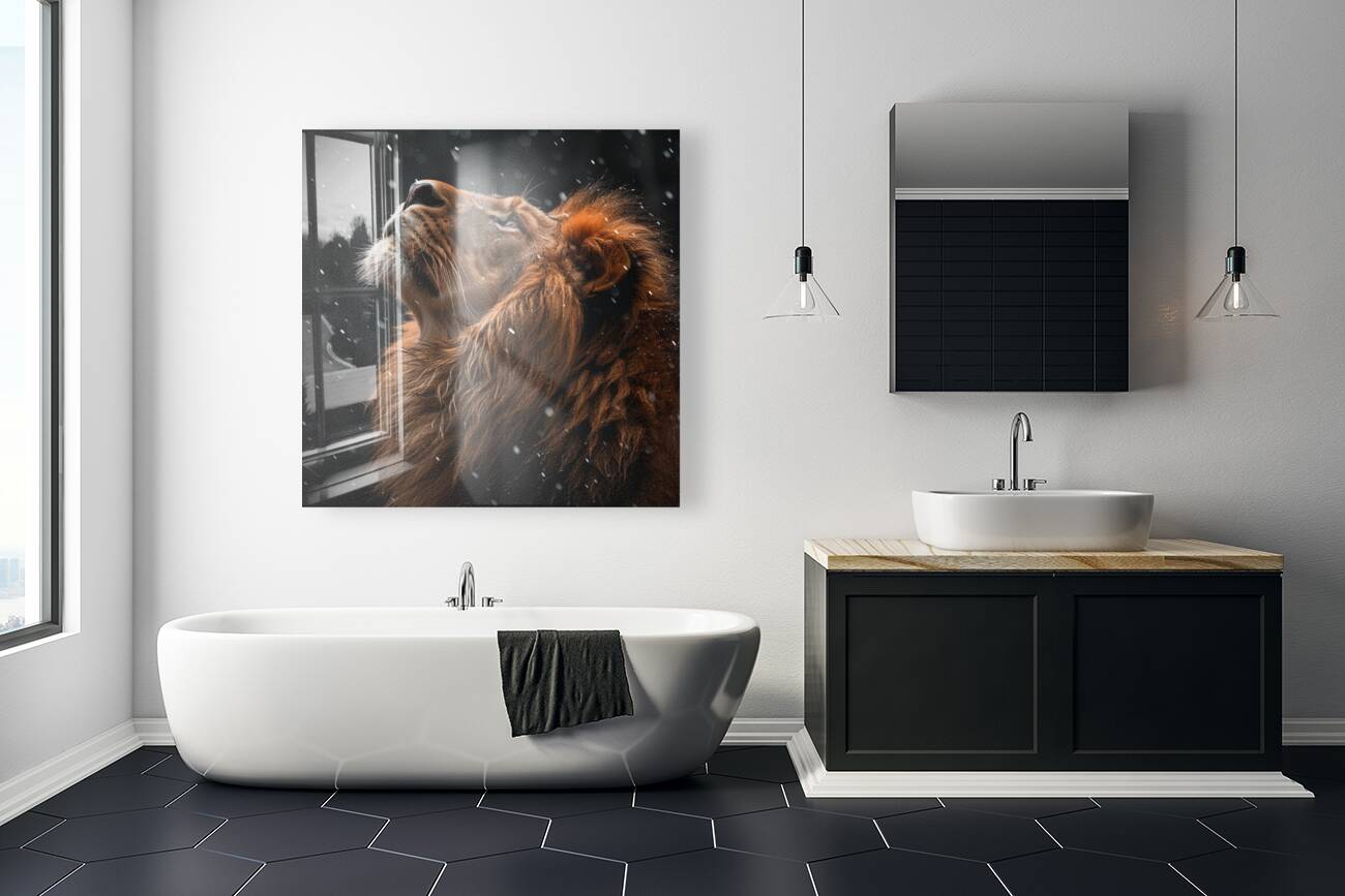Fierce Lion Reproduction