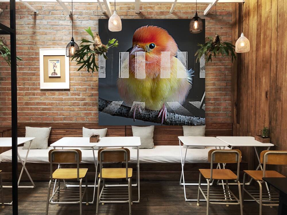 Lonely Bird Reproduction