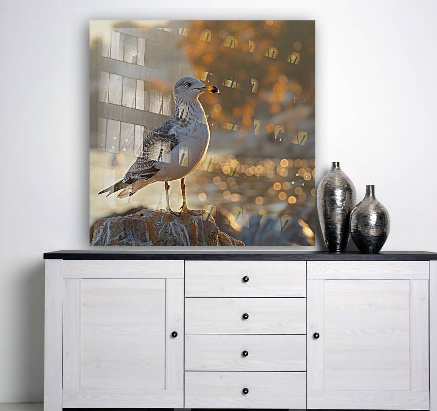 Stunning Seagull Reproduction